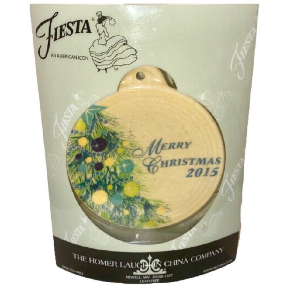 Fiesta Christmas Ornament 2015 Homer Laughlin